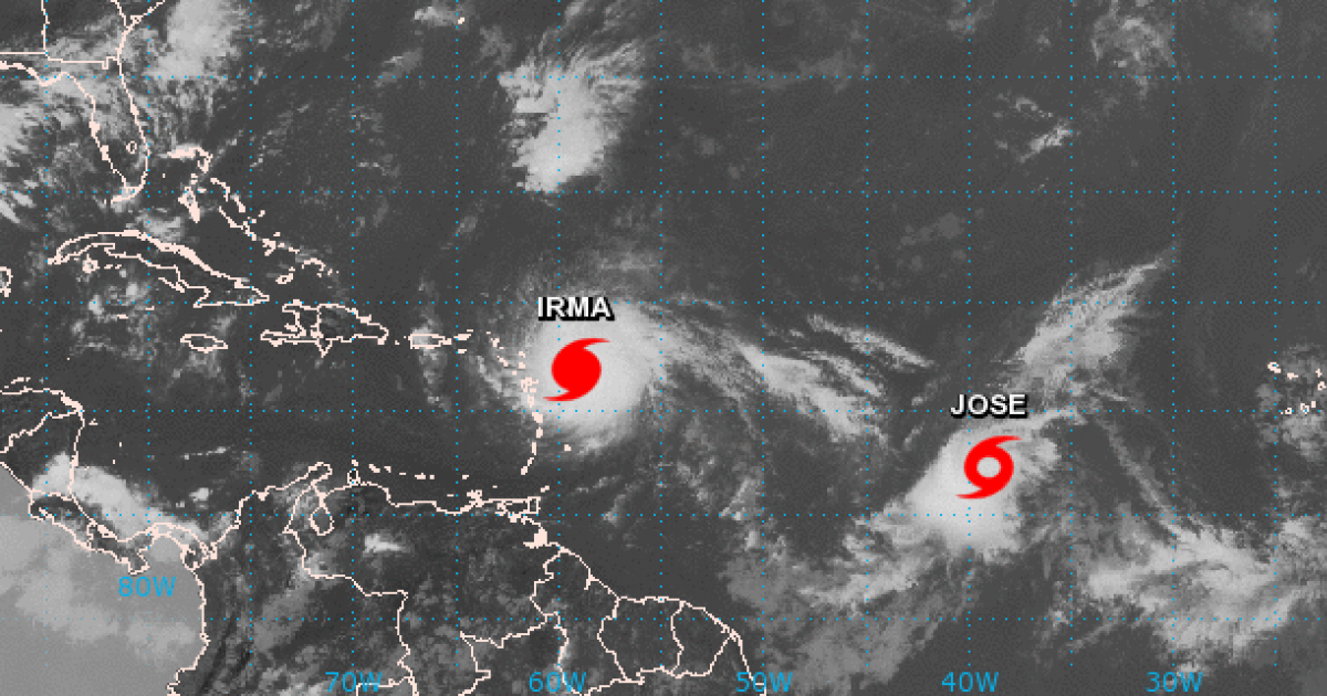 Irma y José © nhc.noaa.gov