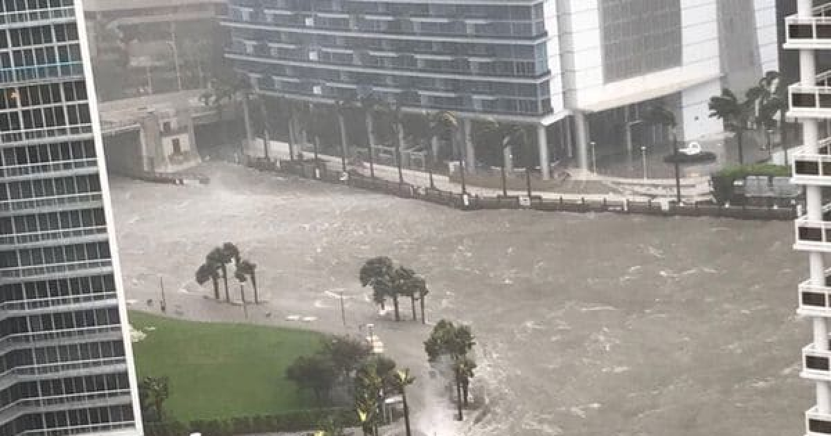 Inundaciones en Miami © infobae.com