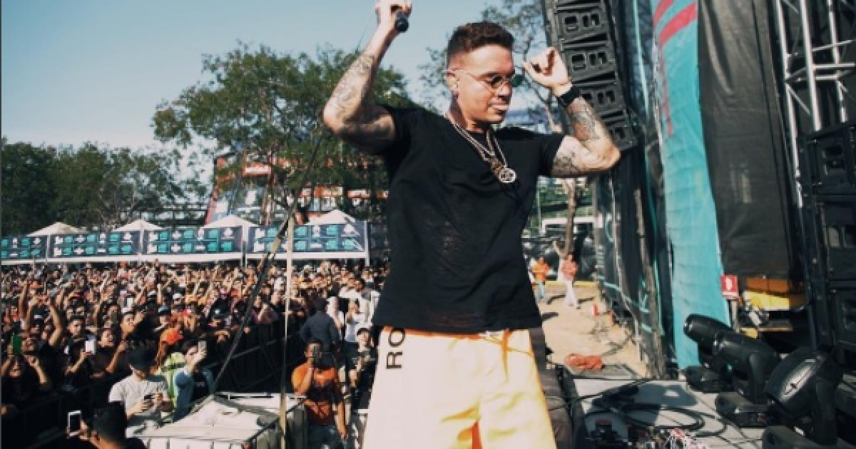 J Balvin durante un concierto en Monterrey, México © Instagram / J Balvin