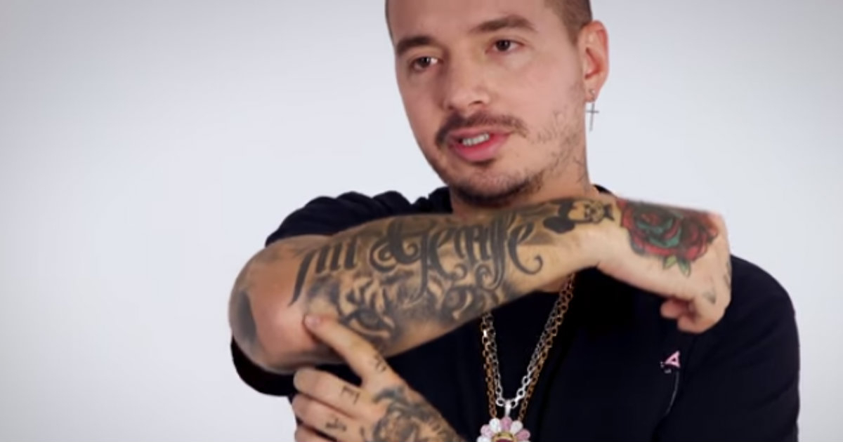 Resultado de imagen para j balvin tatuajes