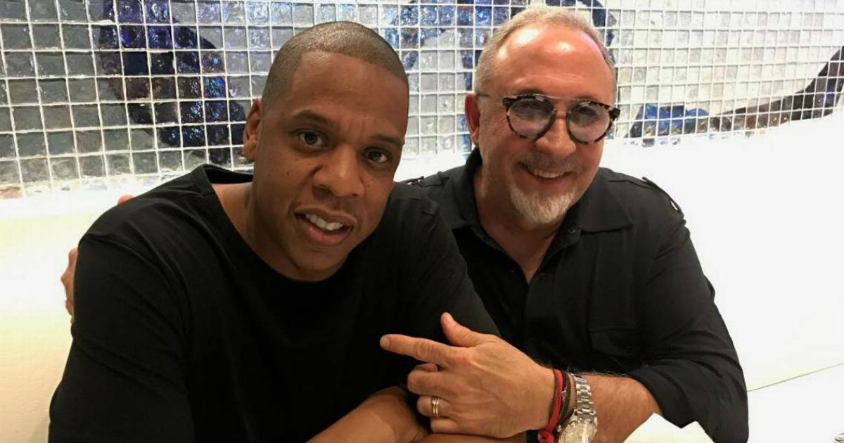 JayZ junto a Emilio Estefan © Google