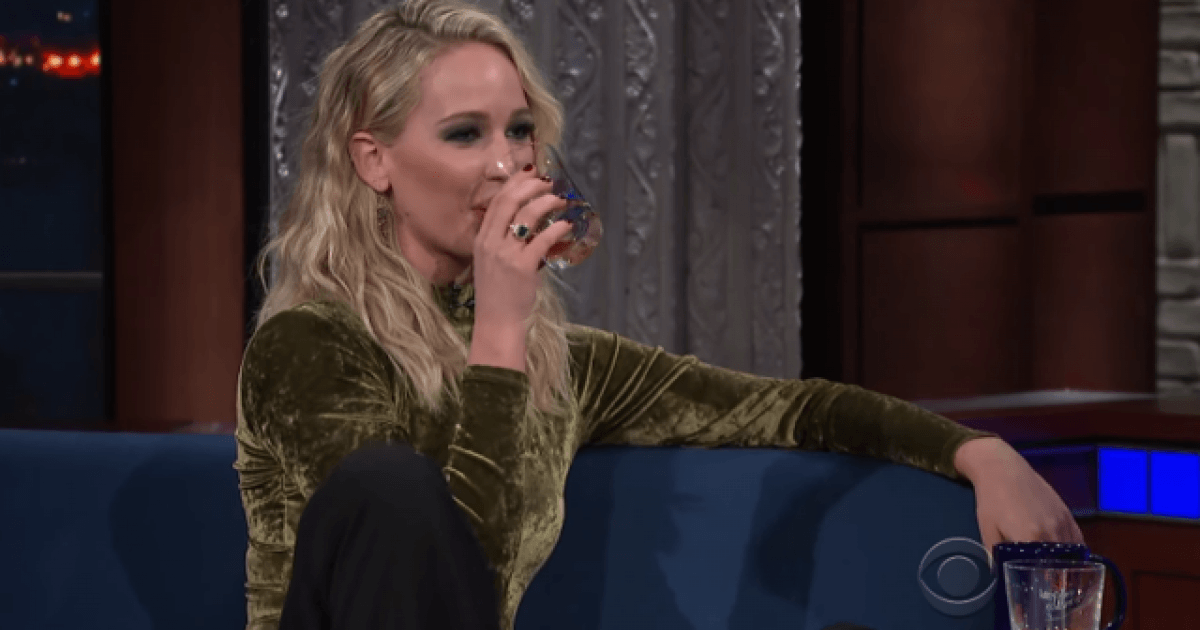 Jennifer Lawrence © The Late Show with Stephen Colbert/Youtube