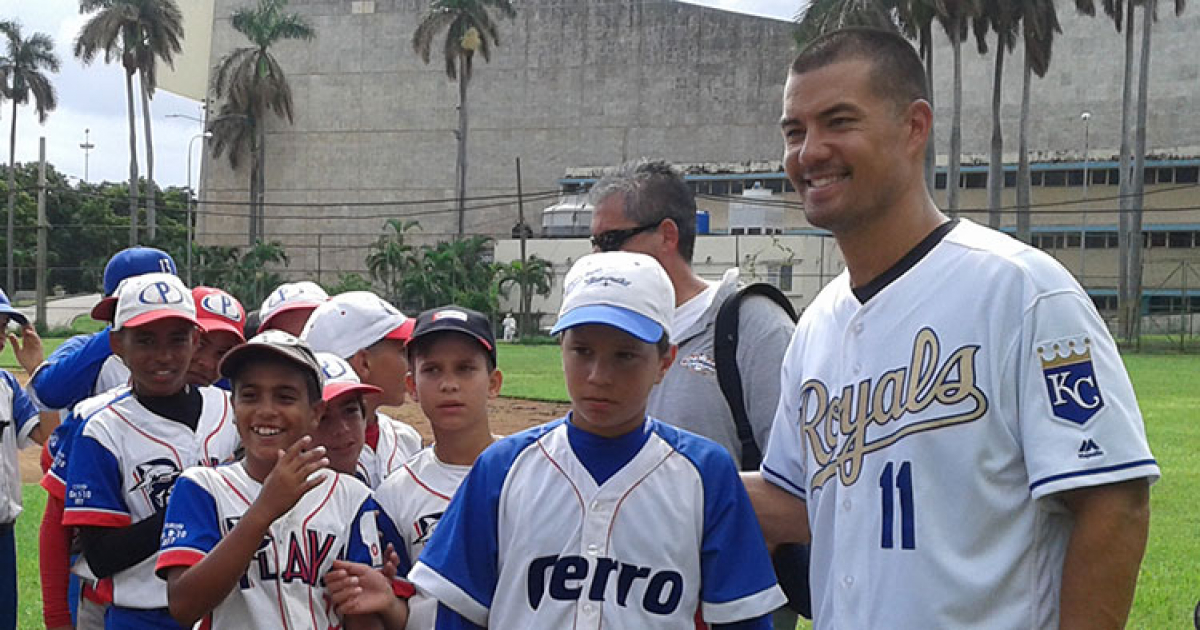 Clínica de béisbol en Cuba. © CiberCuba