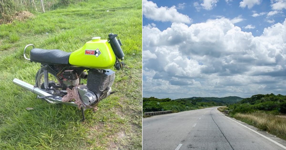 Motociclista gravemente herido tras accidente en la Carretera Central de Granma