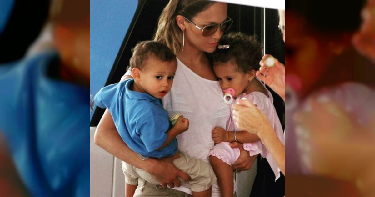 Los hijos de Jennifer Lopez y Marc Anthony cumplen 10 años © Instagram/Jlo