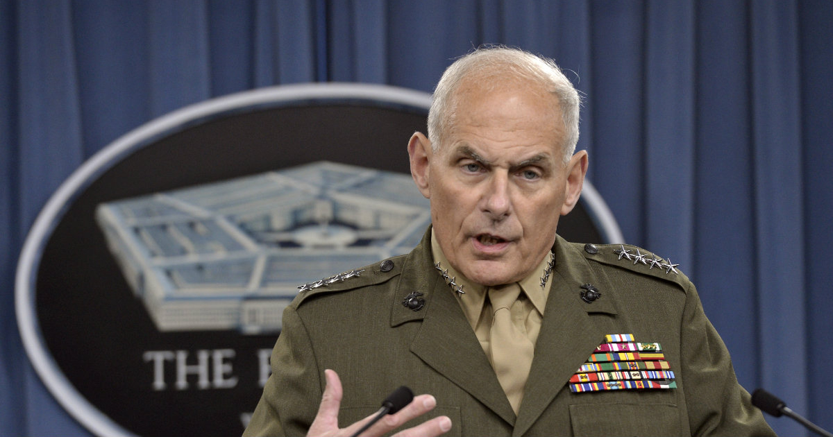 Secretario de Seguridad Nacional de Estados Unidos, John Kelly, en una imagen de archivo © Wikipedia