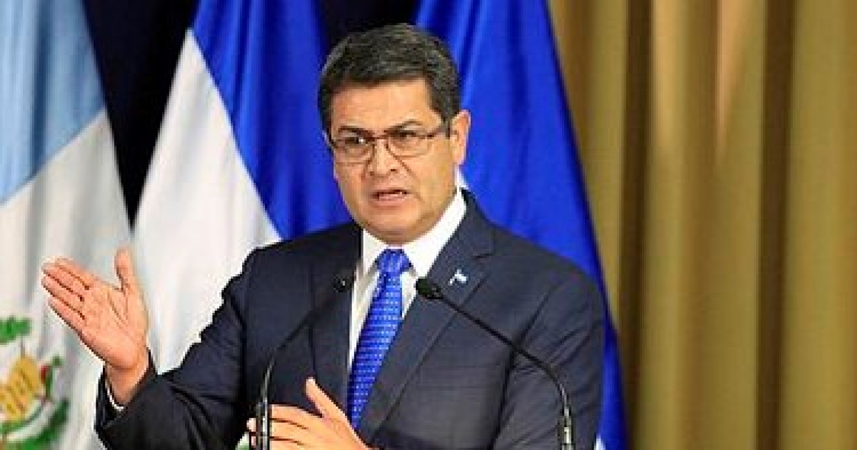 Juan Orlando Hernández Alvarado, presidente de Honduras. © Wikimedia commons.