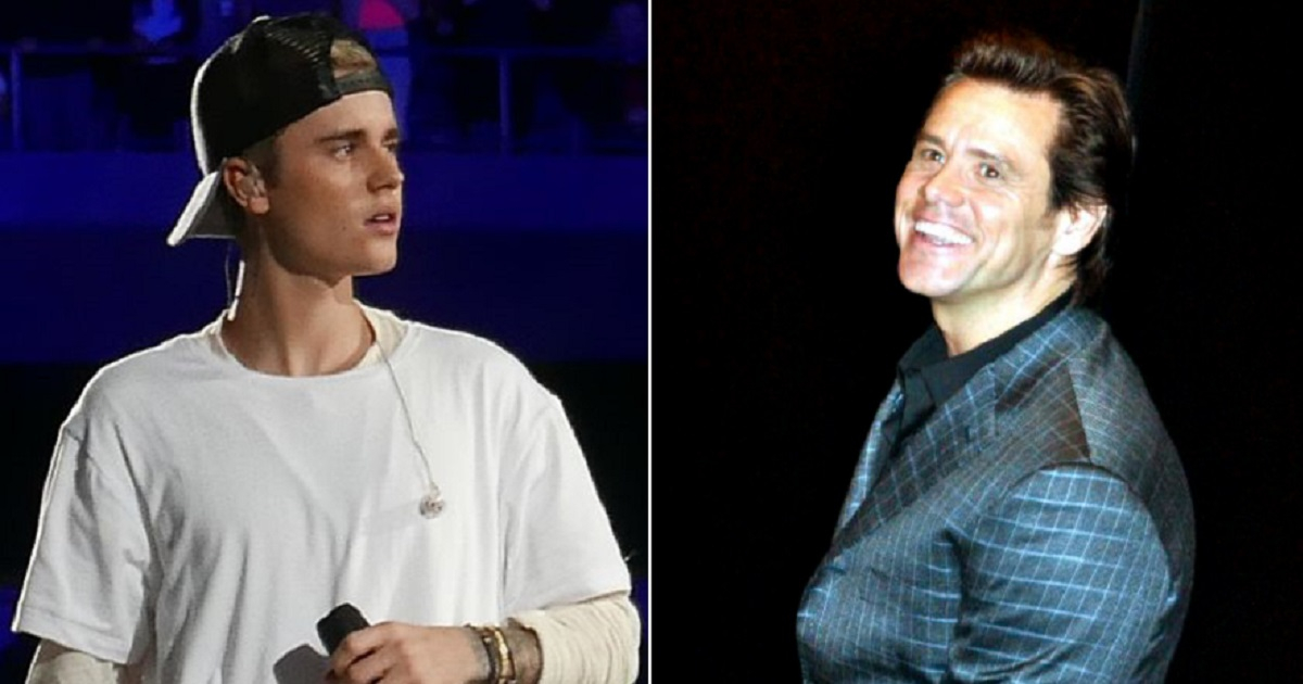 Justin Bieber y Jim Carrey © Wikimedia Commons/Creative Commons