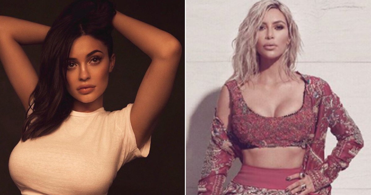 Kylie Jenner y Kim Kardashian y sus mensajes por el 8 de marzo © @kyliejenner / @kimkardashian / Instagram