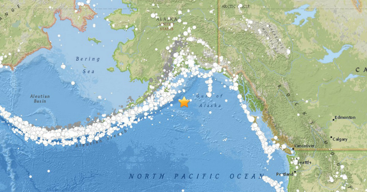 Terremoto Alaska © USGS
