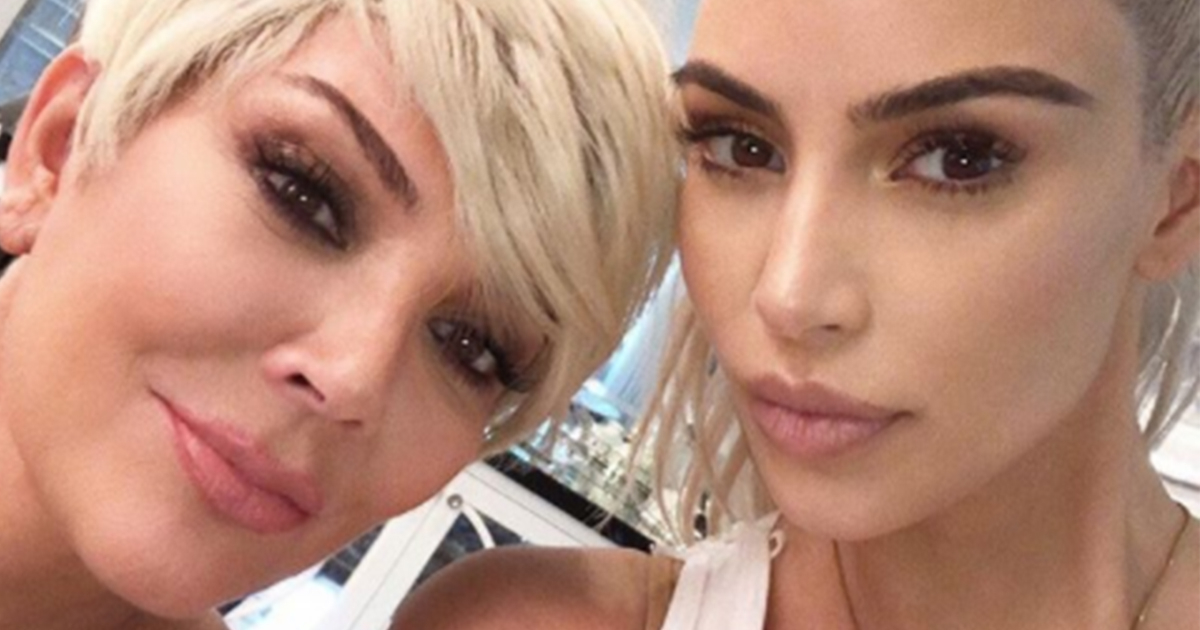 Kris Jenner y Kim Kardashian © Kim Kardashian / @kimkardashian / Instagram