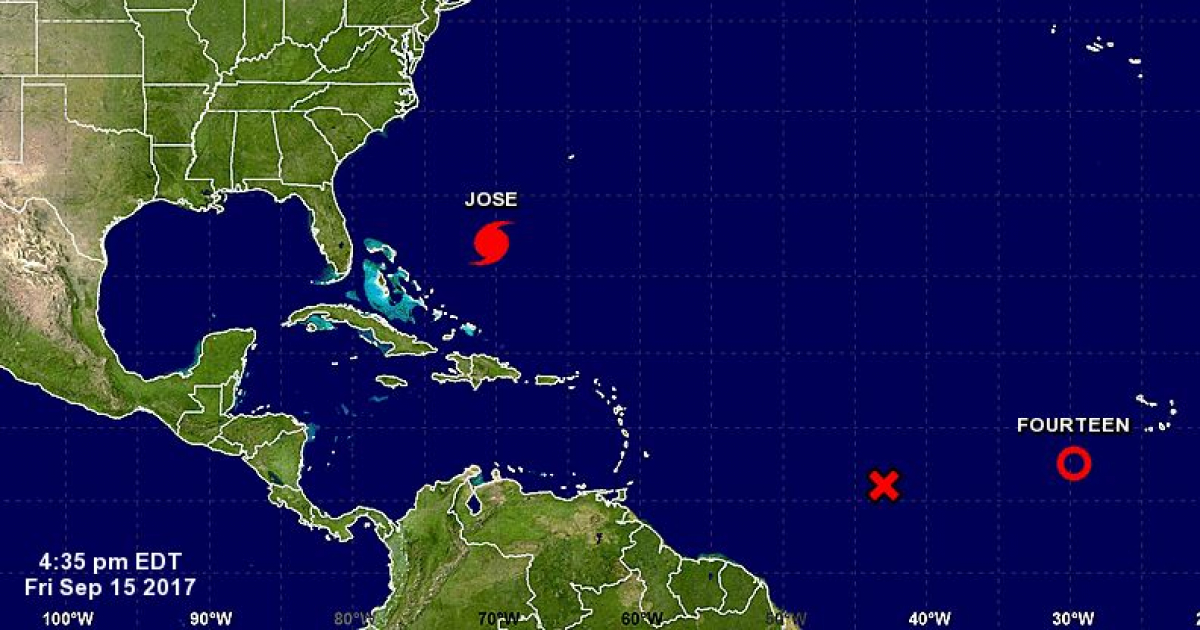 Depresion Tropical 14/2017 © NOAA