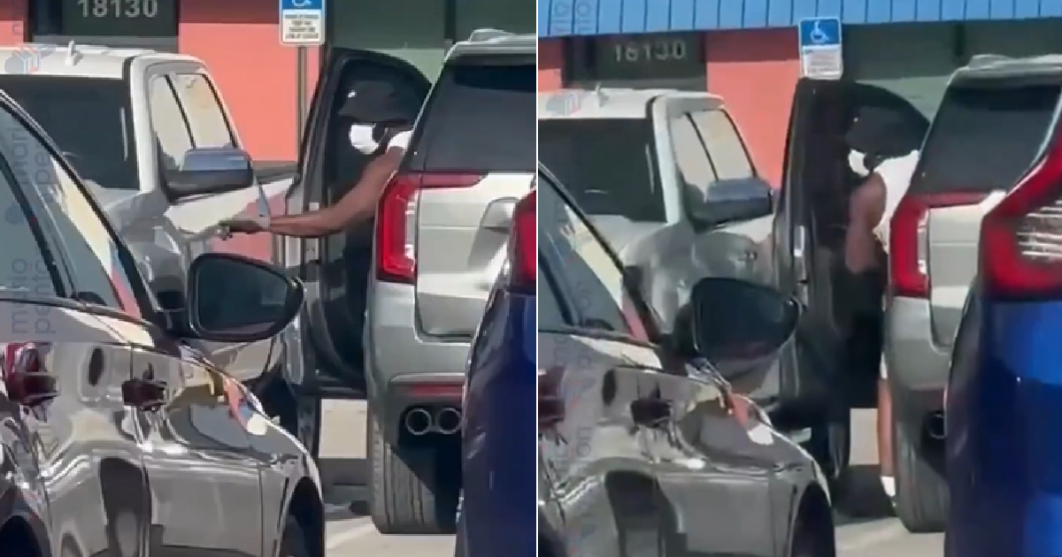 Intento de robo de auto en Miami captado en video por un cubano