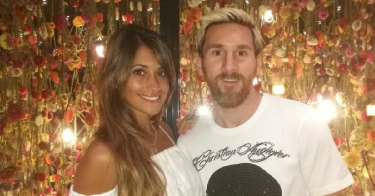 Leo Messi junto a su futura esposa Antonella Rozucco © Instagram / Leo Messi