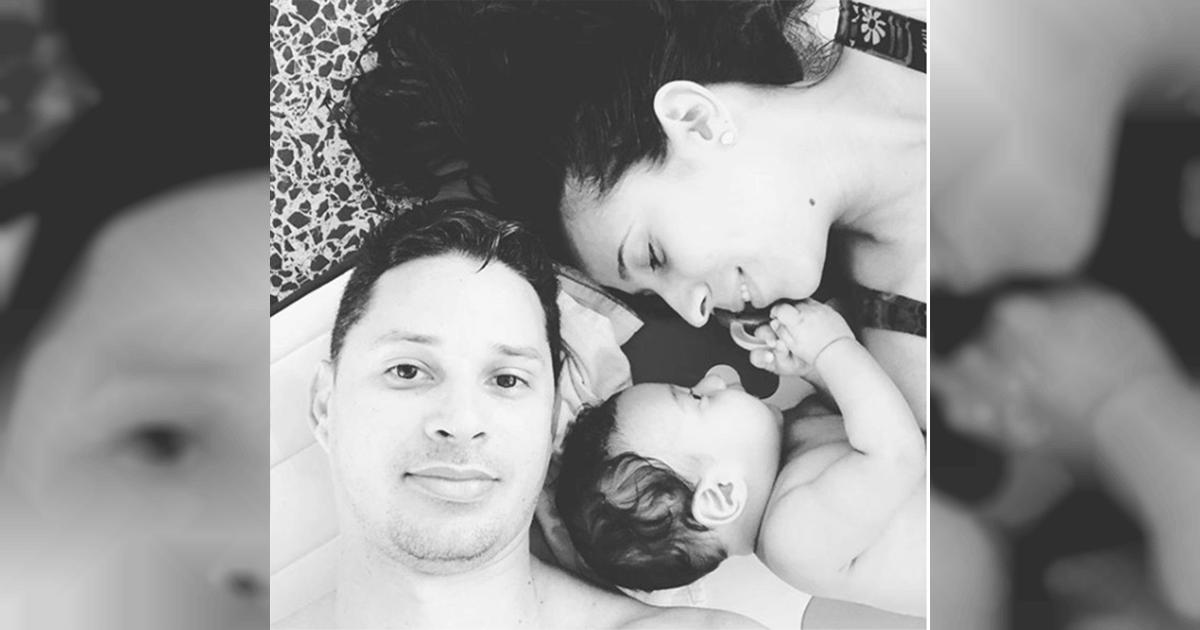Leoni Torres y Yuliet Cruz junto al más pequeño de sus dos hijos © Instagram / Yuliet Cruz