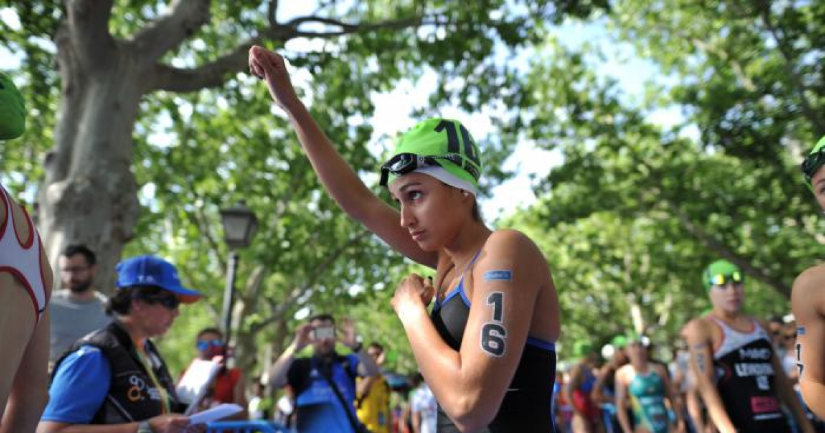 Leslie Amat, triatleta cubana © Triatlón/Abel Rojas Barallobre