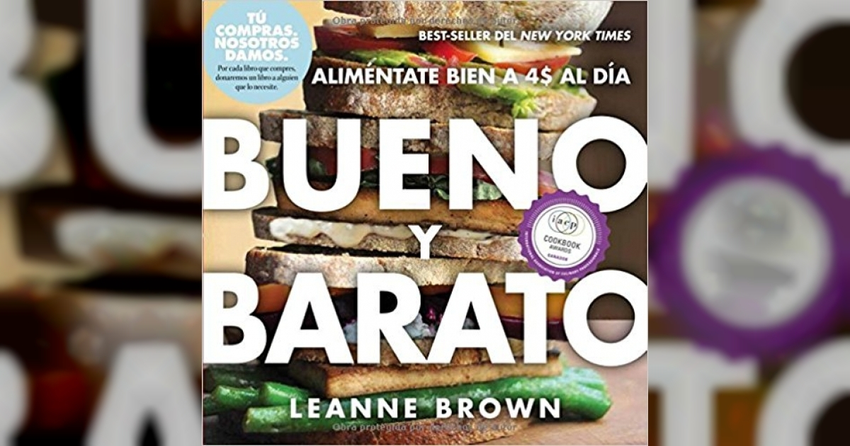 Libro 'Bueno y barato. Aliméntate bien por 4 dólares al día" © Amazon