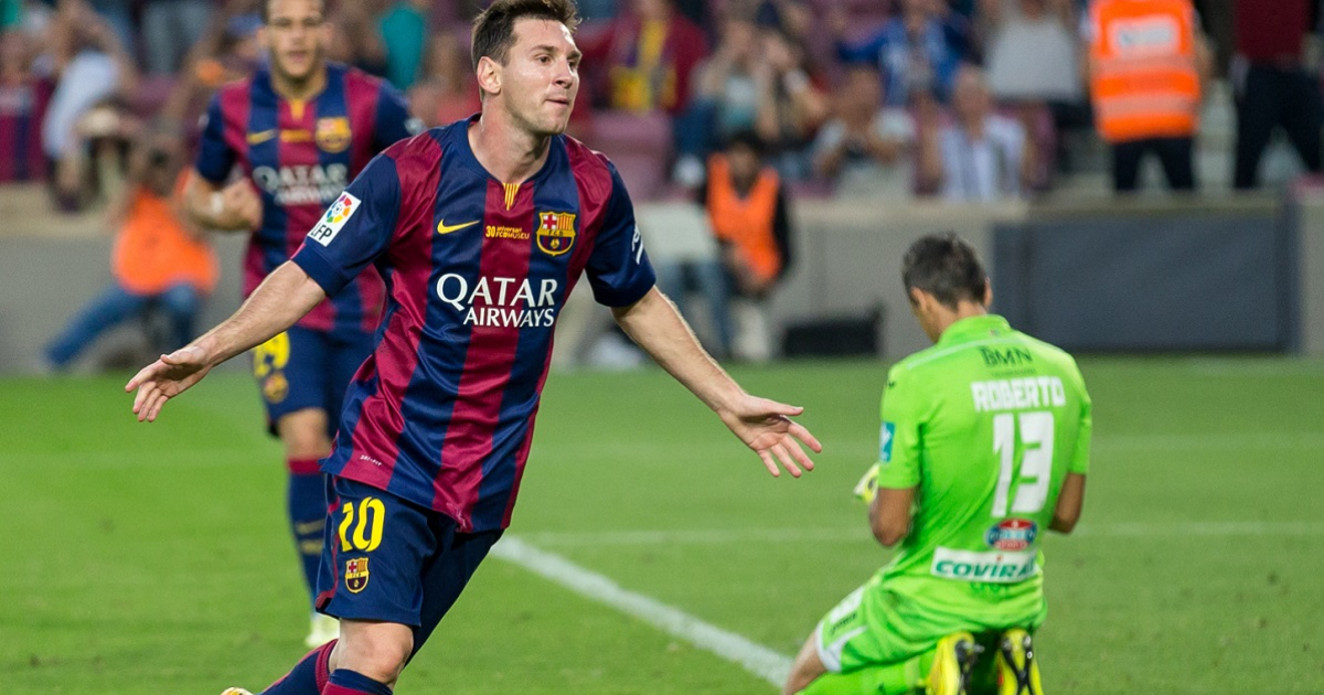 Lionel Messi vs Granada en el 2014 © Wikimedia Commons