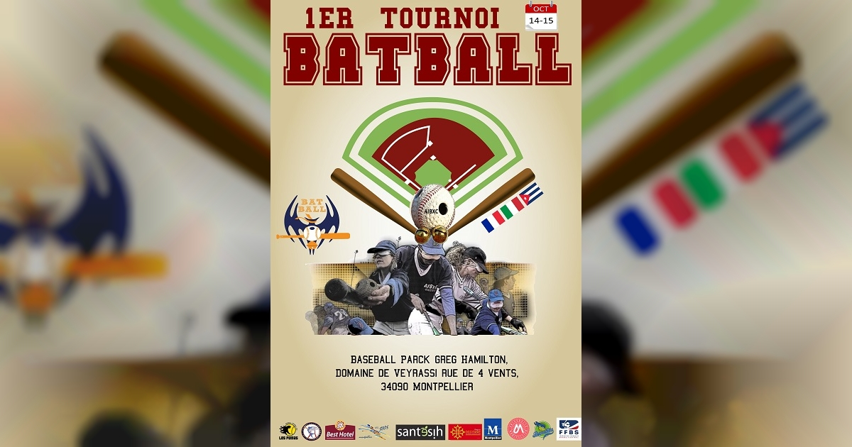 Torneo de Beisbol para ciegos y debiles visuales © Poster del Evento