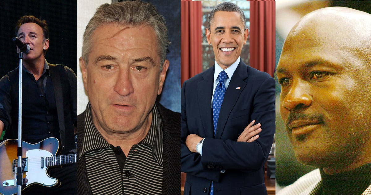 Obama dedica último homenaje a Bruce Springsteen, Robert De Niro y Michael Jordan © Search Creative Commons