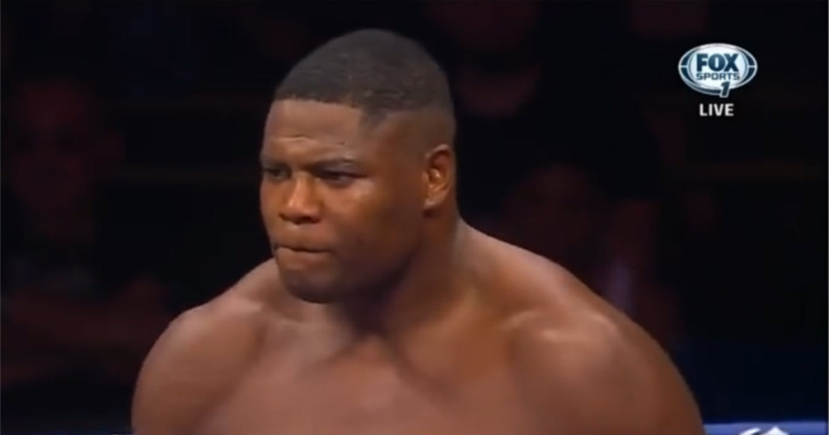 El boxeador cubano Luis Ortiz durante un combate © Captura de pantalla / Fox Sports