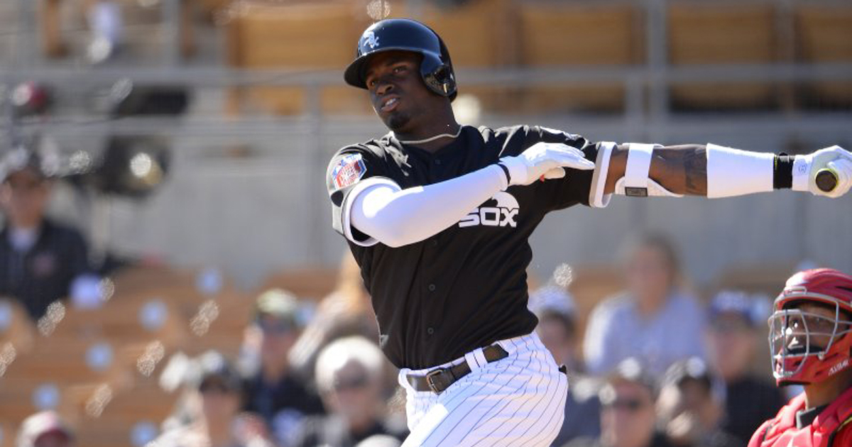 Luis Robert dio un aviso de lo que trae. © Twitter/ Chicago White Sox