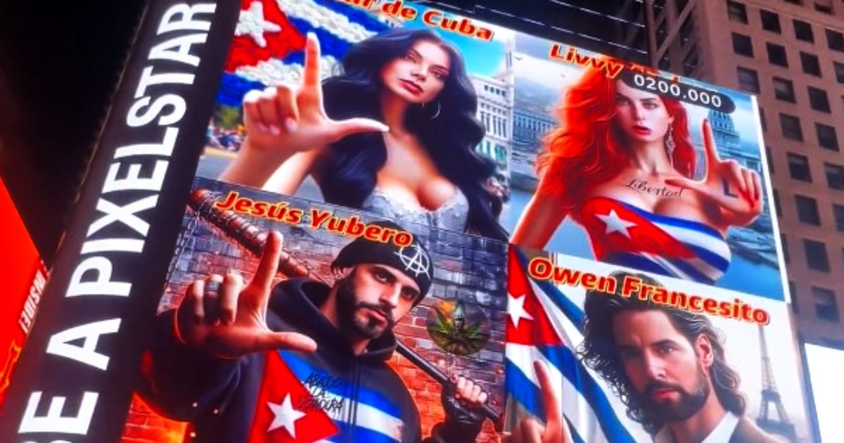 Mensaje de libertad para Cuba brilla en las pantallas de Madison Square Garden