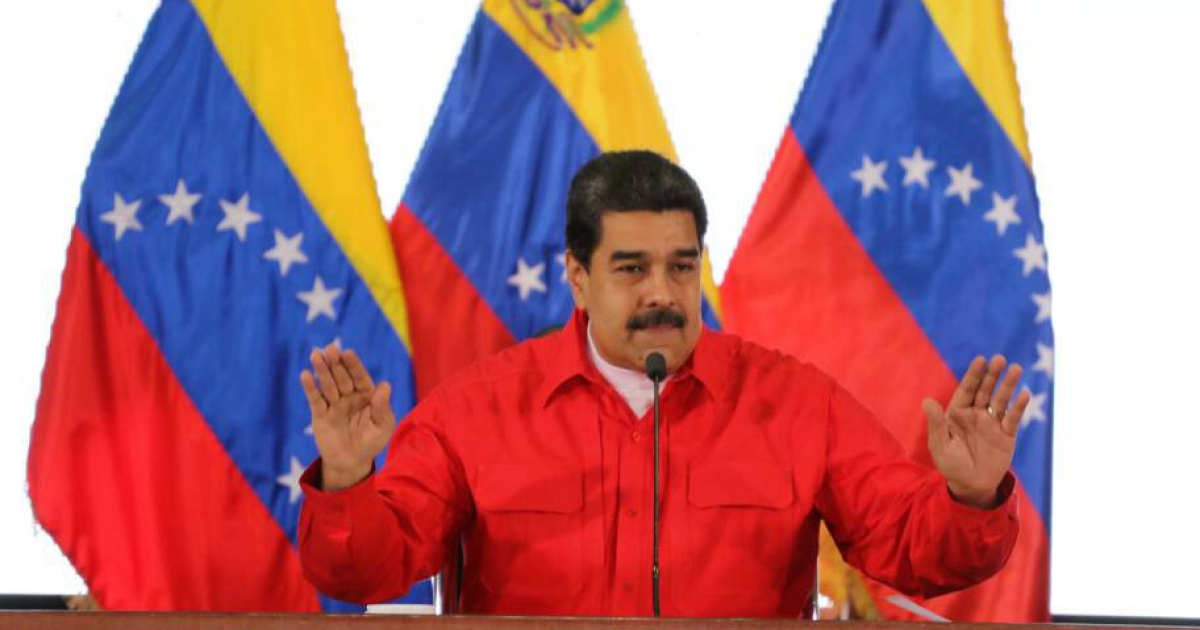 El presidente de Venezuela, Nicolás Maduro, durante un acto en la PDVSA © Twitter / @VTVcanal8