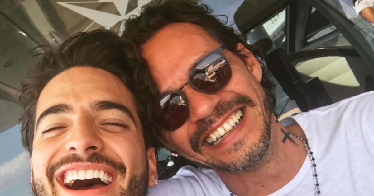 Maluma y Marc Anthony son grandes amigos © Instagram