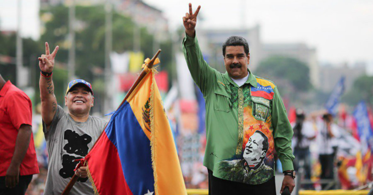 Maradona y Maduro. © Maduro / Twitter