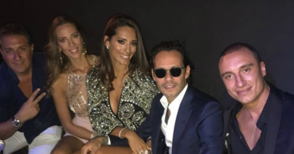 Marc Anthony acompañado por su pareja Raffaella Modugno © Instagram / Marc Anthony