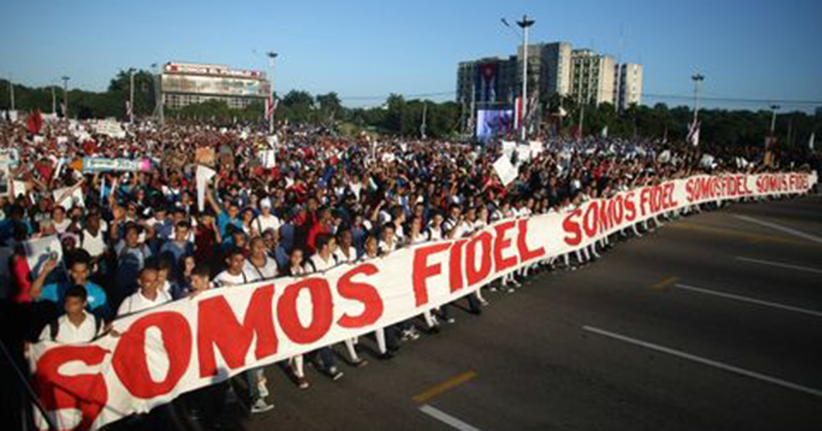 Marcha multitudinaria en Cuba / Imagen de Archivo © Milenio