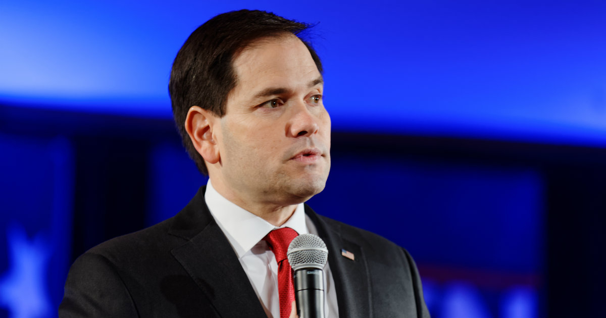 El senador por la Florida Marco Rubio en un acto de campaña © Flickr / Michael Vadon