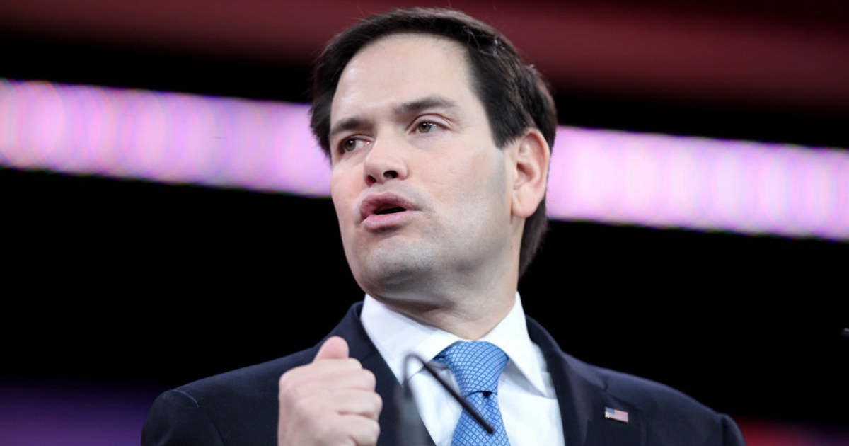 Marco Rubio durante un reciente discurso electoral © Flickr / Gage Skidmore