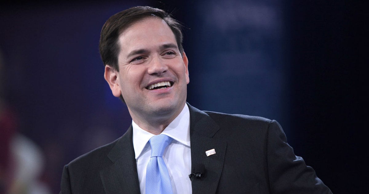 El senador Marco Rubio durante su campaña para la nominación © Wikimedia Commons