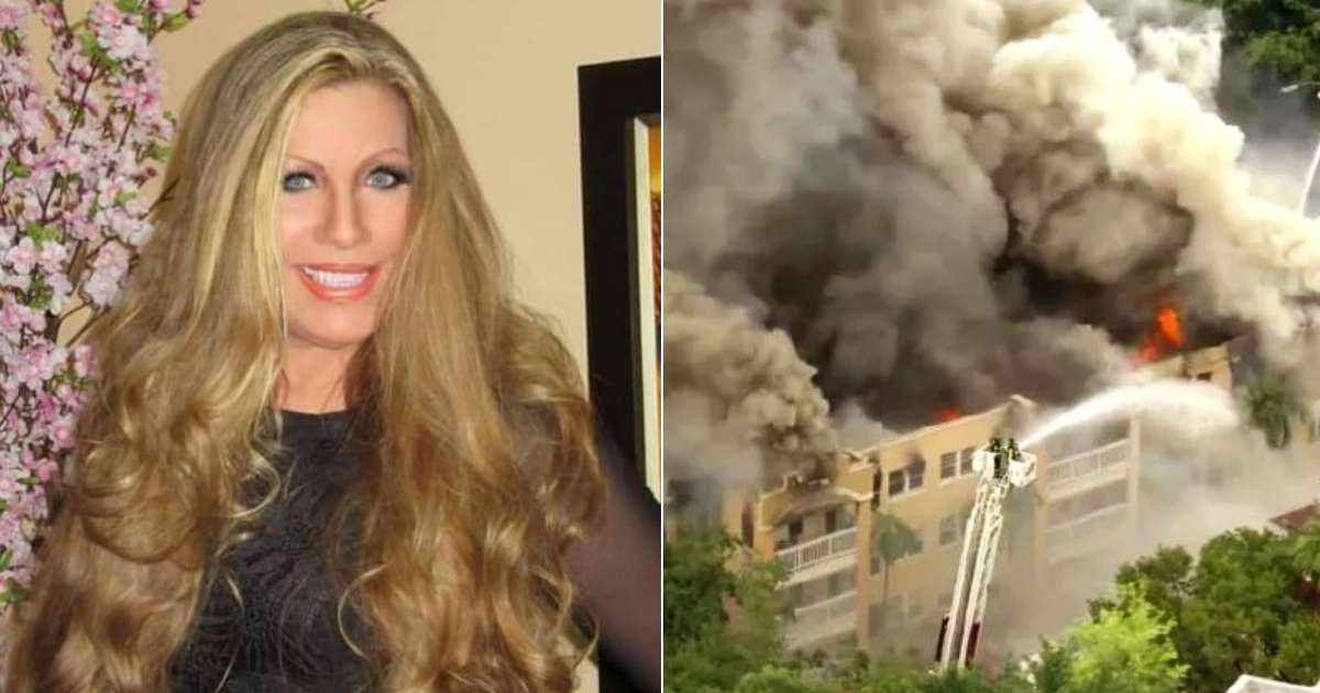 Cantante María Antonieta Fernández pierde su hogar en incendio de edificio en Miami