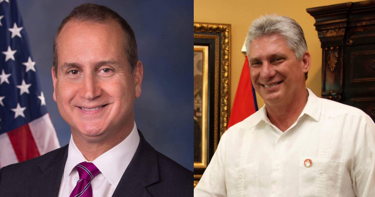 Mario Díaz-Balart y Miguel Díaz-Canel © Wikimedia