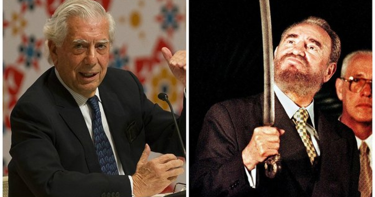 Vargas Llosa y Fidel © Hoy Digital