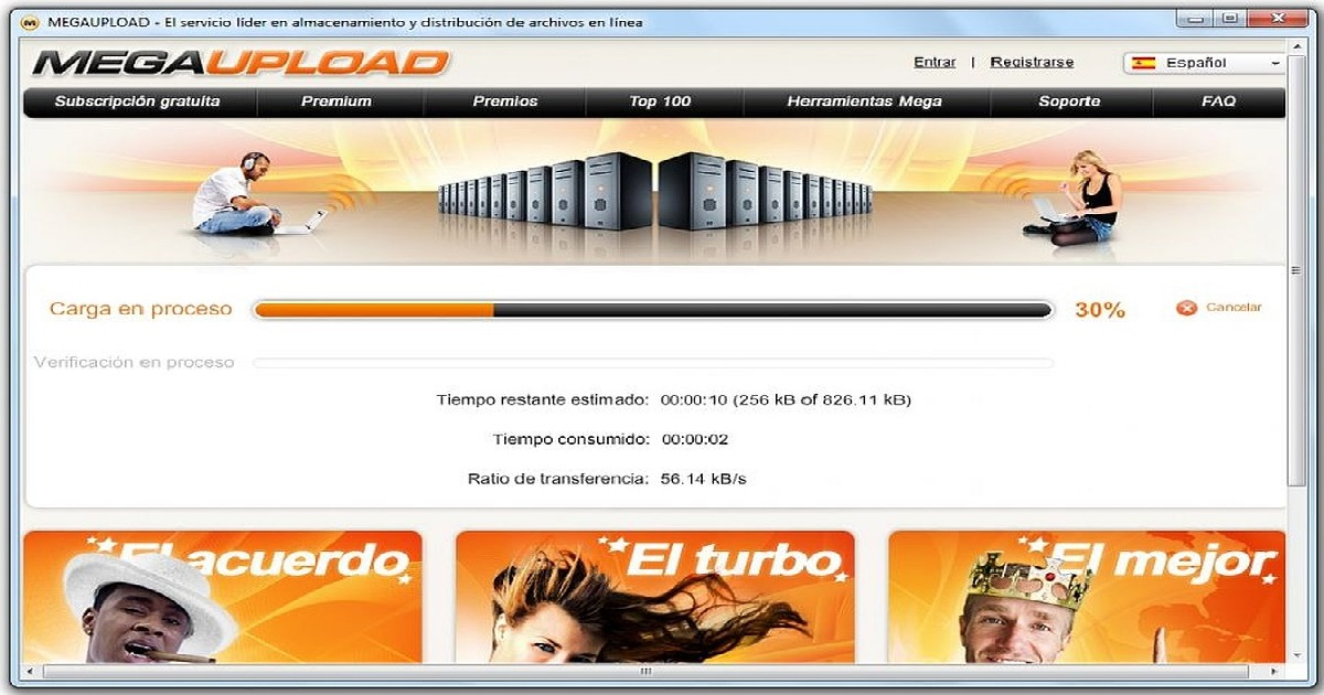  © Megaupload vuelve, y dice su creador que "con su base de datos original"