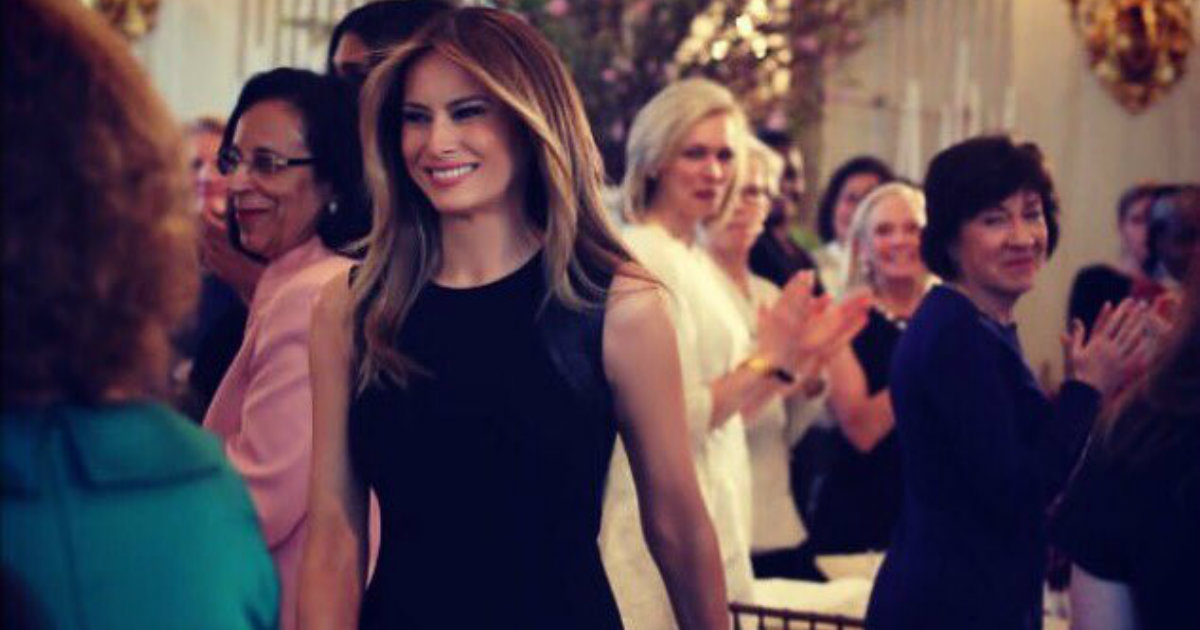 Melania Trump © Twitter/Melania Trump