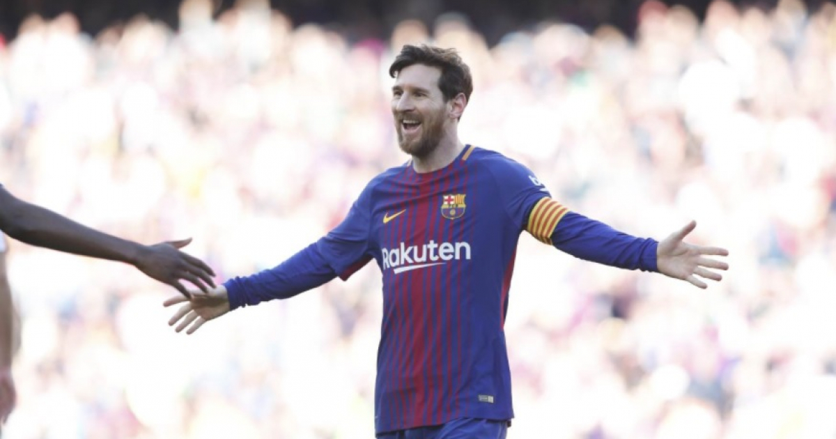 Leo Messi celebrando un gol en el partido ante el Athletic © Twitter / @FCBarcelona_es