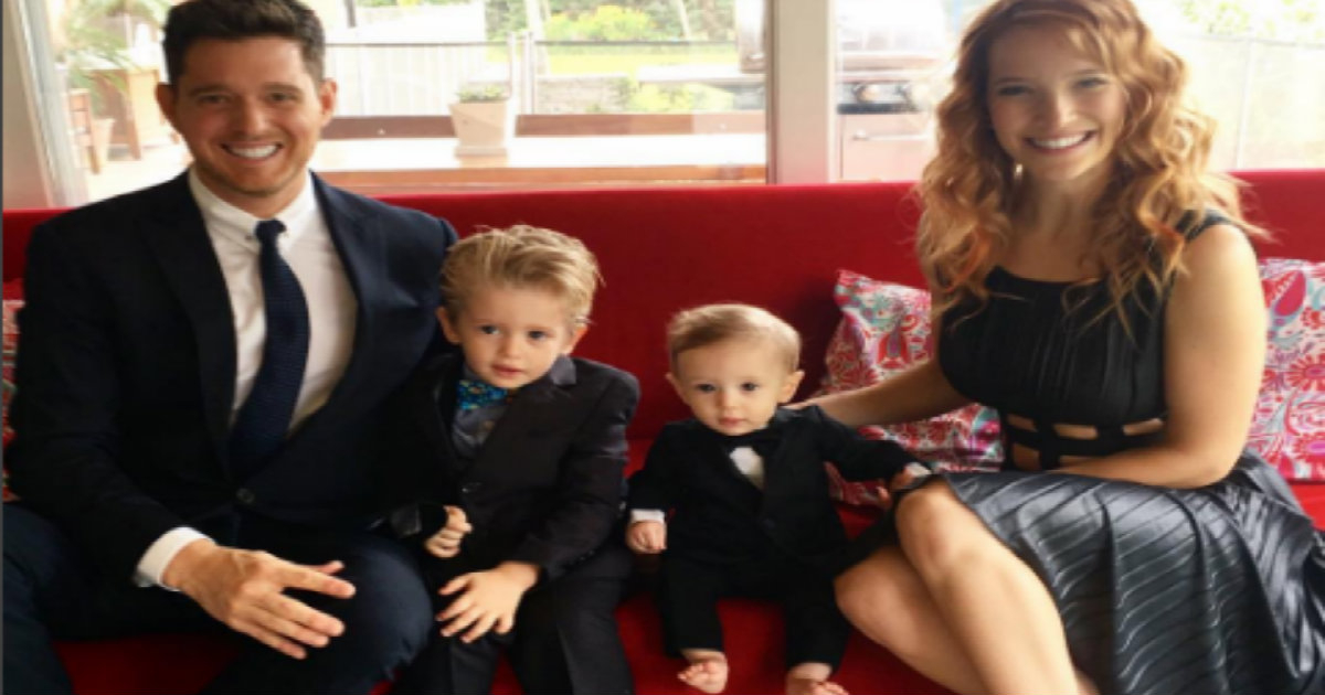 Michael Bublé y su familia © Instagram/Michael Bublé
