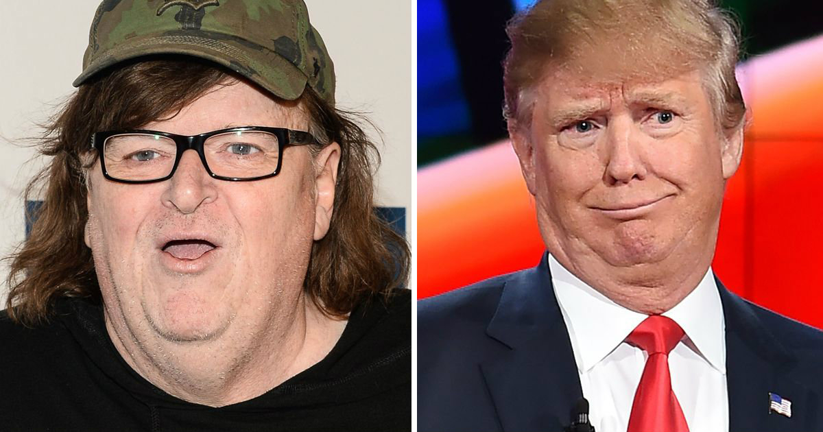 Michael Moore y Donald Trump © Hora 22