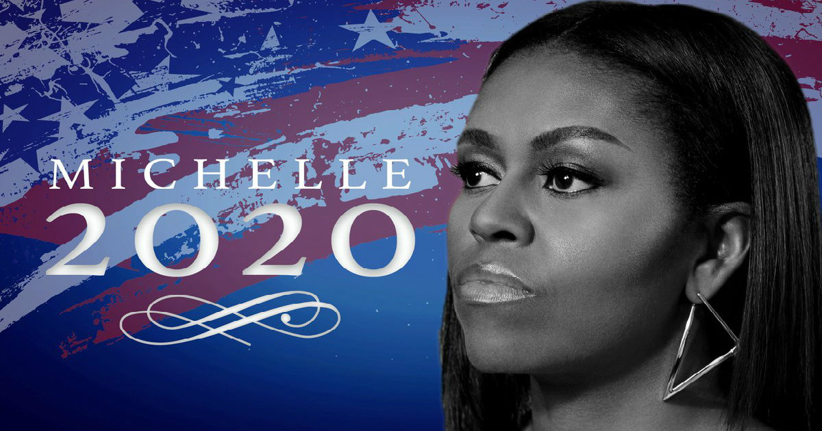 cartel Michelle Obama presidente © Twitter/_senatormoody