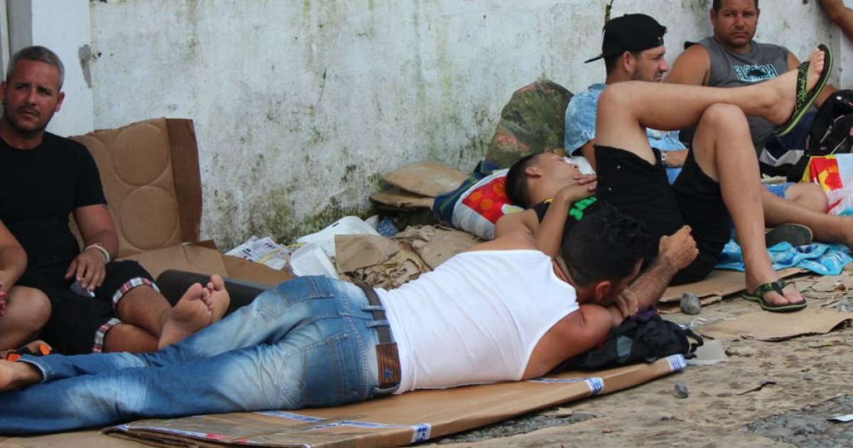 Migrantes cubanos permanecen varados en territorio panameño © Ministerio de Seguridad Pública de Panamá 