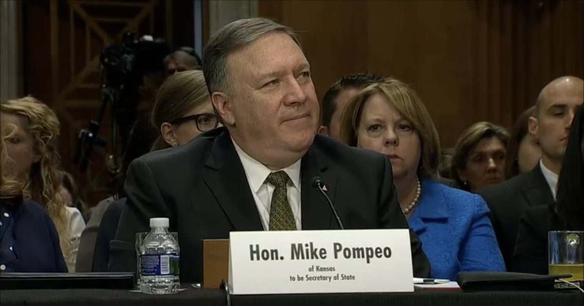 Mike Pompeo, nuevo secretario de Estado de EE.UU. © White House.