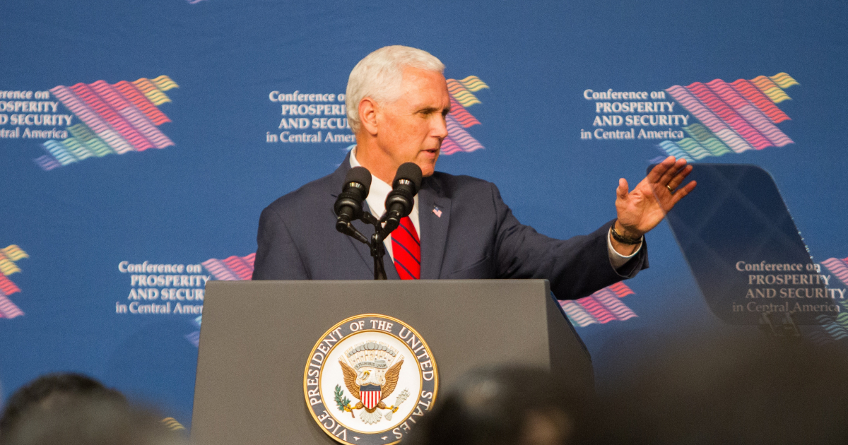 Vicepresidente Mike Pence © Flickr/ U.S. Department of State/ Public Domain