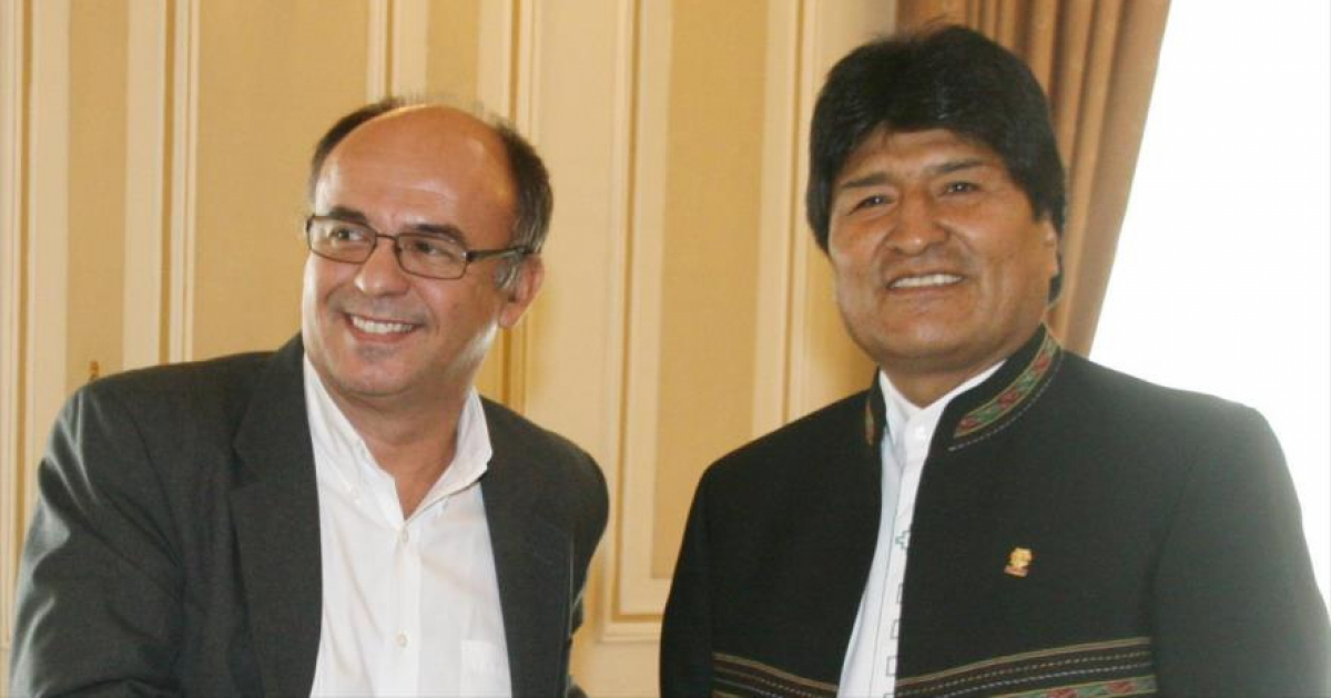 Reymi Ferreira y Evo Morales © hispantv.com