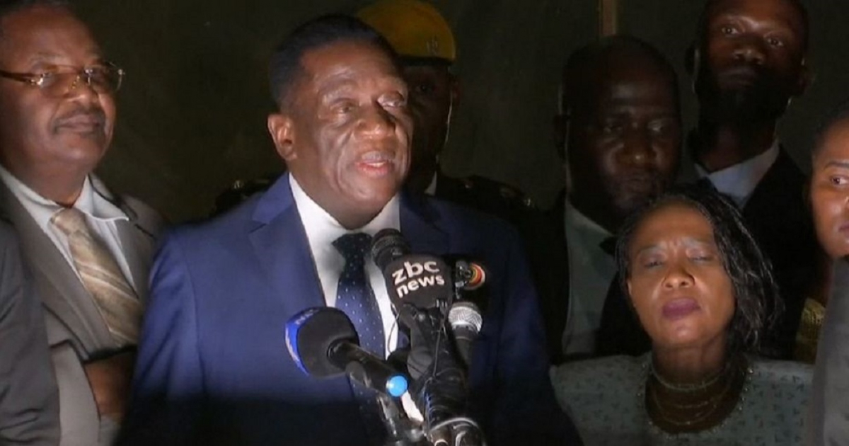 El nuevo líder de Zimbabue, Emmerson Mnangagwa © Skynews