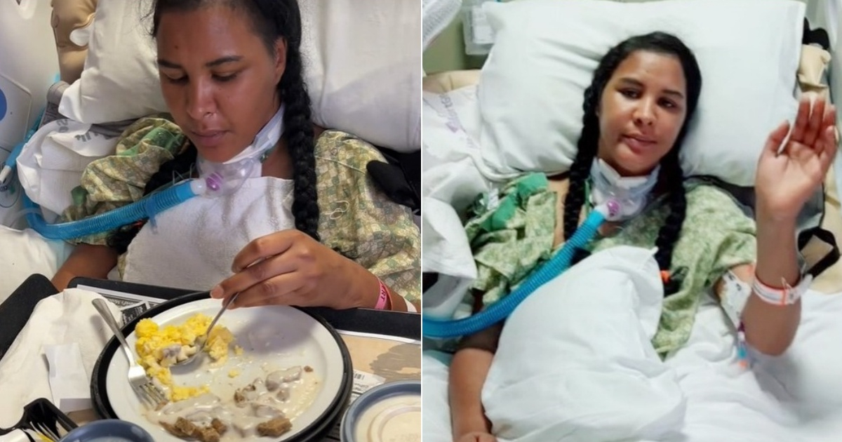 Rápida mejoría de joven cubana tras sufrir un derrame cerebral en Texas
